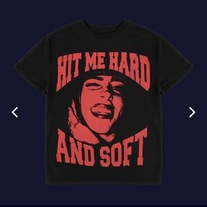 BILLIE EILISH BILLIE SMILE HIT ME HARD AND SOFT TEE